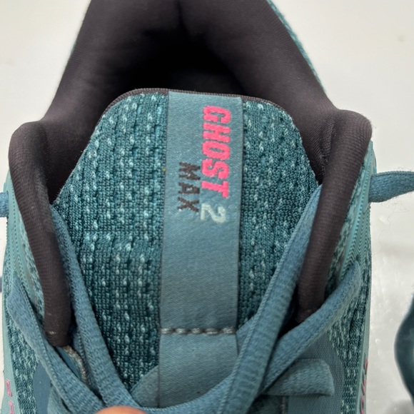 Brooks Ghost Max 2 Women's Athletic Shoes - Teal and Pink size 9.5 - Picture 9 of 10